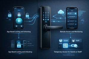 Smart Control Options
App-based locking and unlocking
Remote access and monitoring
Temporary access for guests or staff