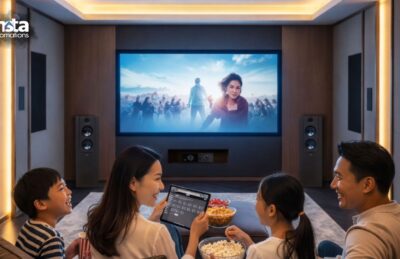Big screen. Smart tech. How To Turn Your Living Room Into A Smart Home Theatre in 2026