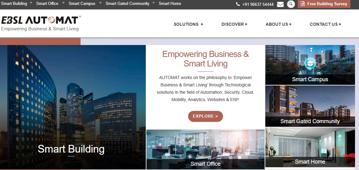 EBSL Automat - smart building and commercial security specialist Bangalore
