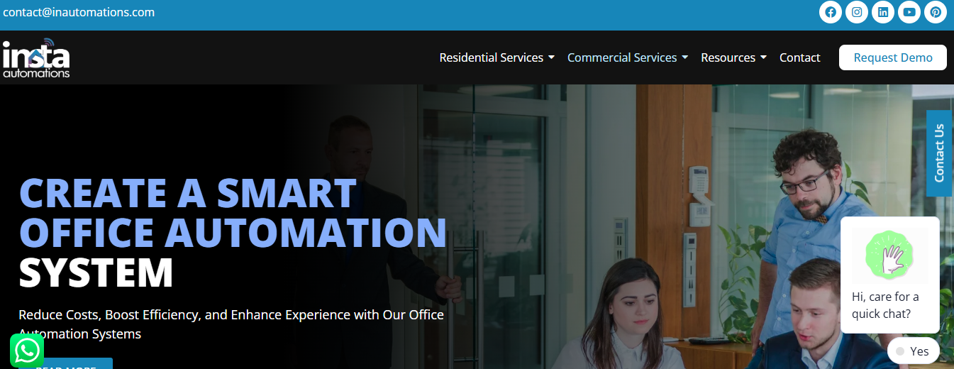 Insta Automations - smart office automation system Bangalore