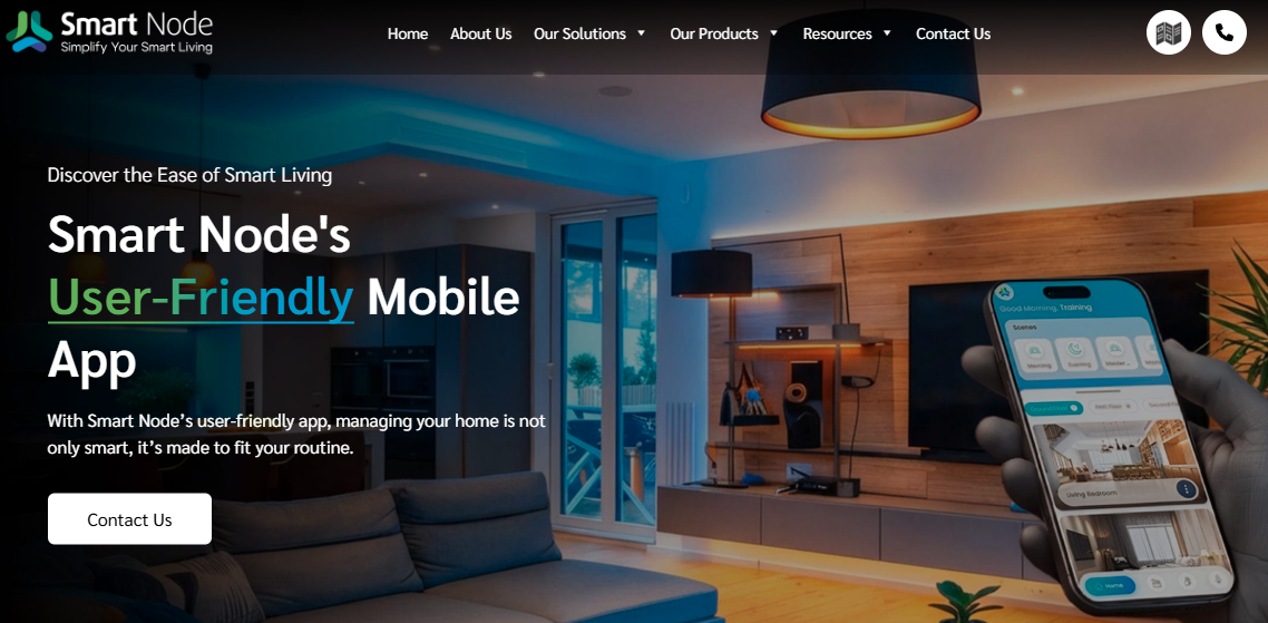 Smart Node - user-friendly mobile app for workspace automation
