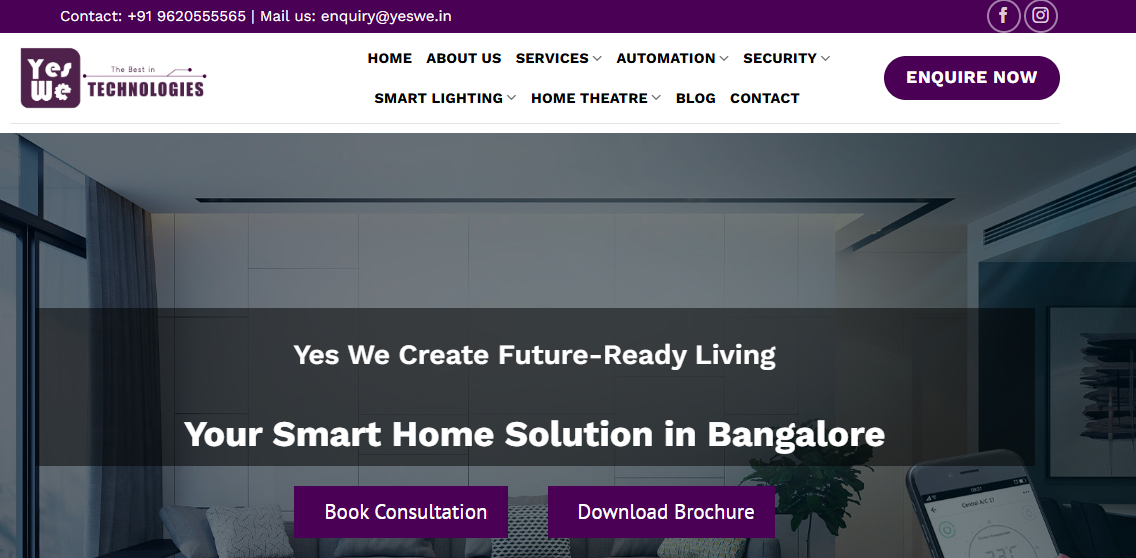 Yes We Technologies - IoT smart office solutions Bangalore