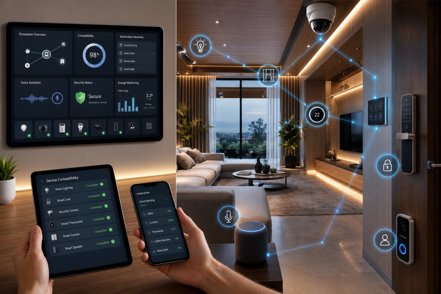 Choosing the best smart home devices for seamless intelligent home automation